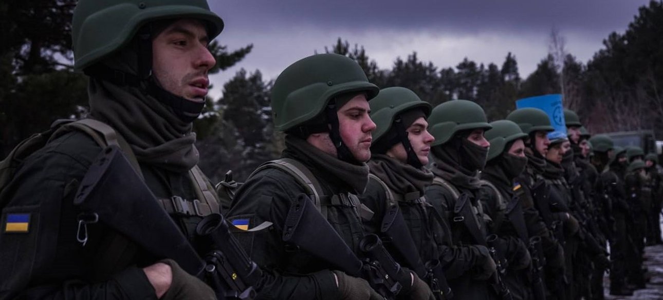 Бойцы корпуса "Азов"