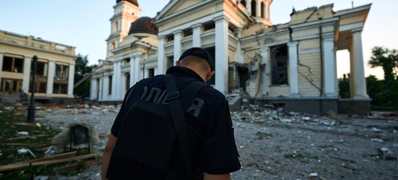 Одеса, собор, ракетний обстрiл