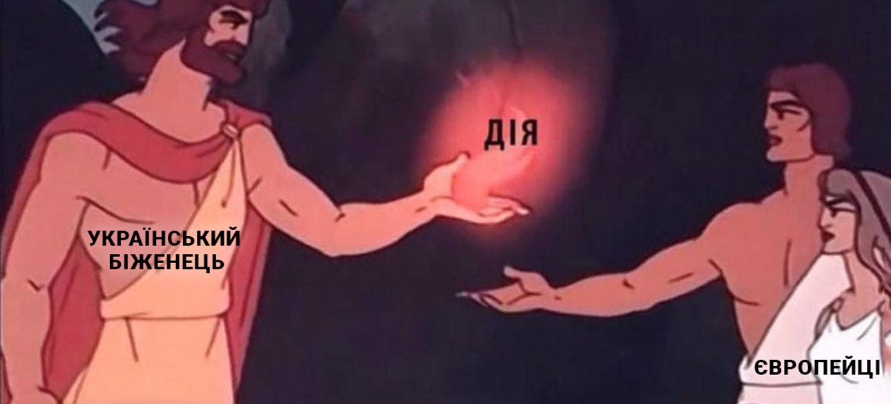 Дія, дия, банковчуик услуги, сфера услуг, украинцы в Европе