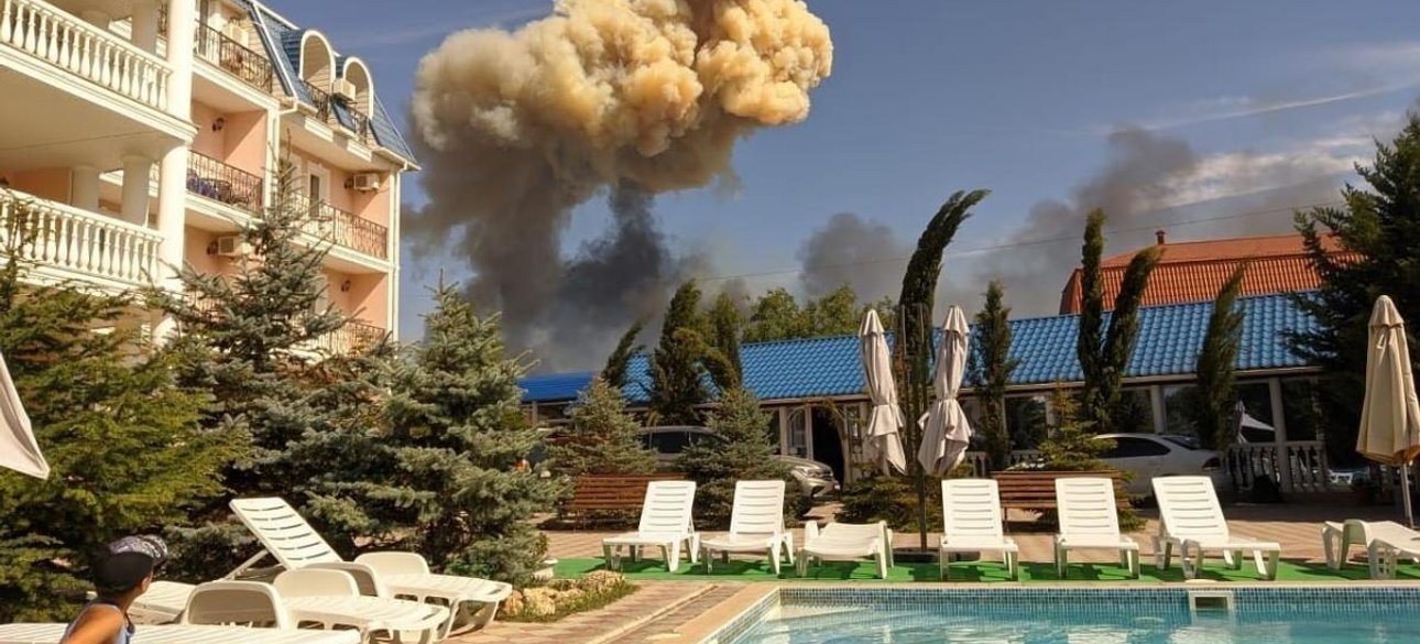 удар по Крыму, Новофедоровки, аэродром, Саки, Крым