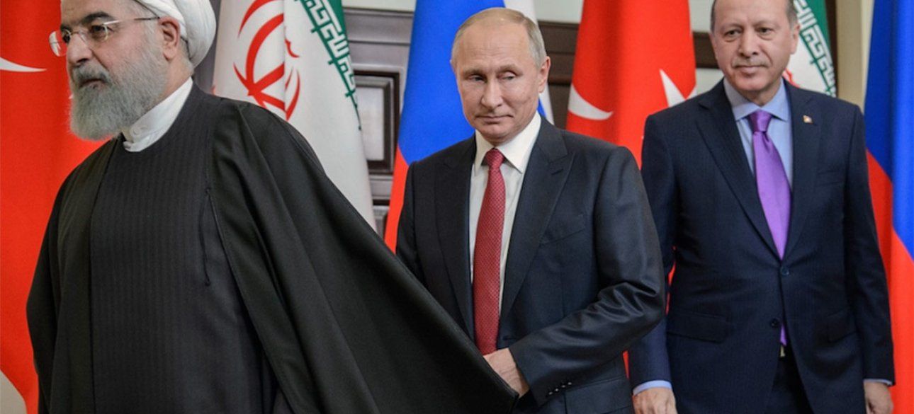Путін, Іран, Туреччина, Ердоган