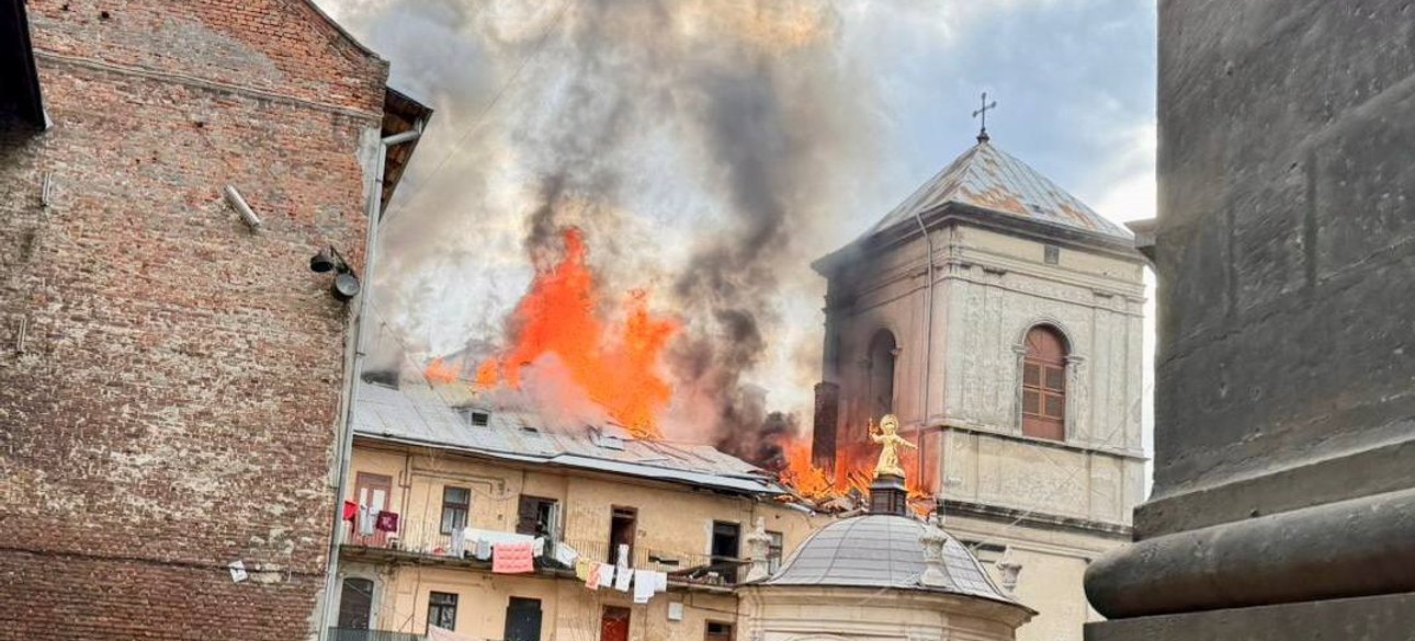 24 марта, последствия удара дронами РФ по Львову