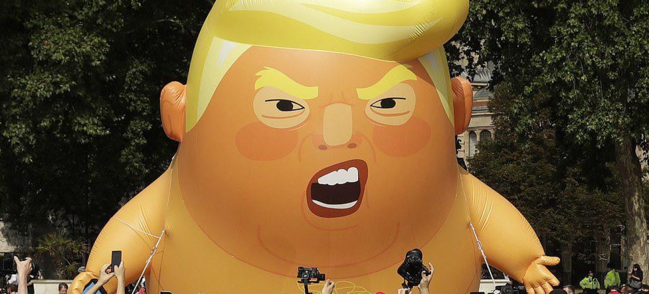 Надувная кукла Трампа кукла трампа