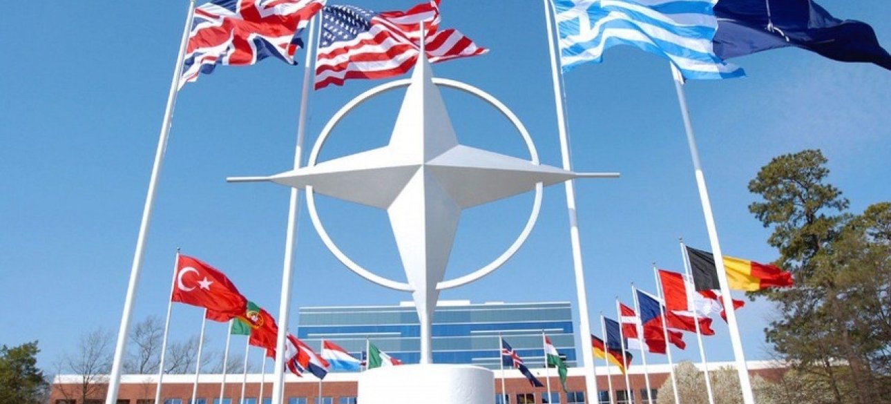 НАТО, альянс, флаги