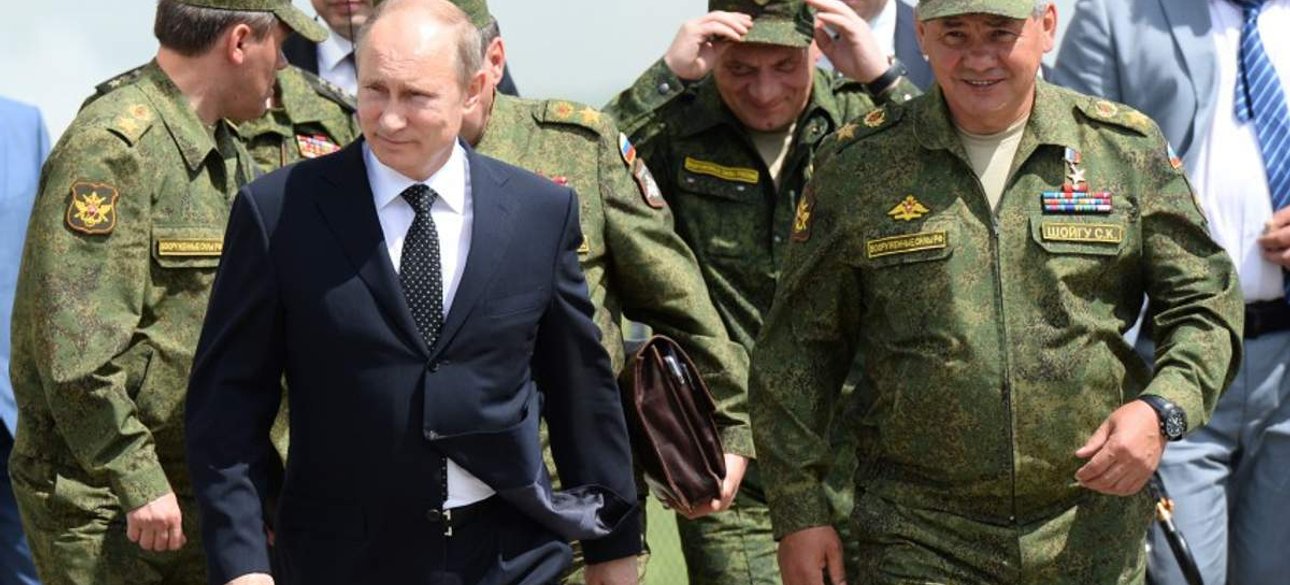 Владимир Путин Сергей Шойгу, вс рф, военные
