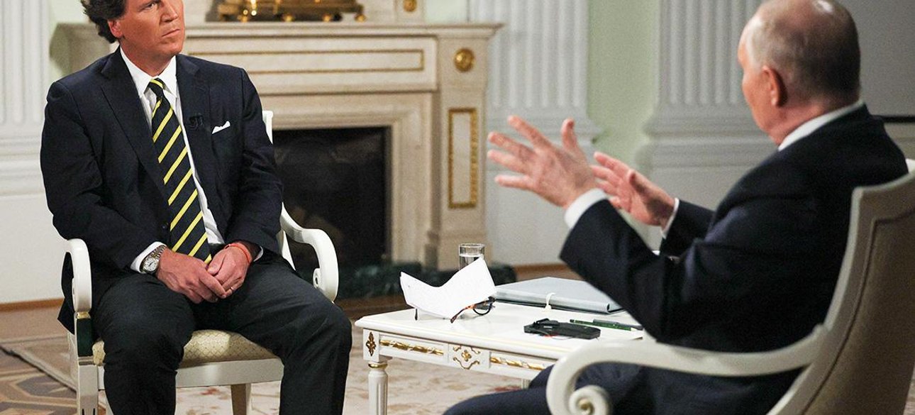 путін, карлсон, інтерв'ю