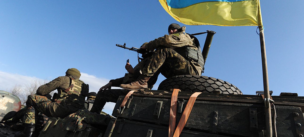 Бойцы ВСУ