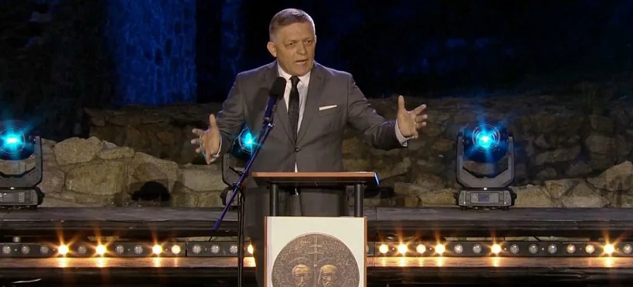 Виступ прем'єр-міністра Словаччини Роберта Фіцо