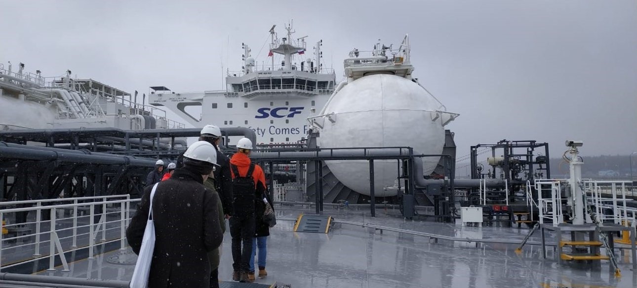 Нефтяной терминал в российском порту Приморск