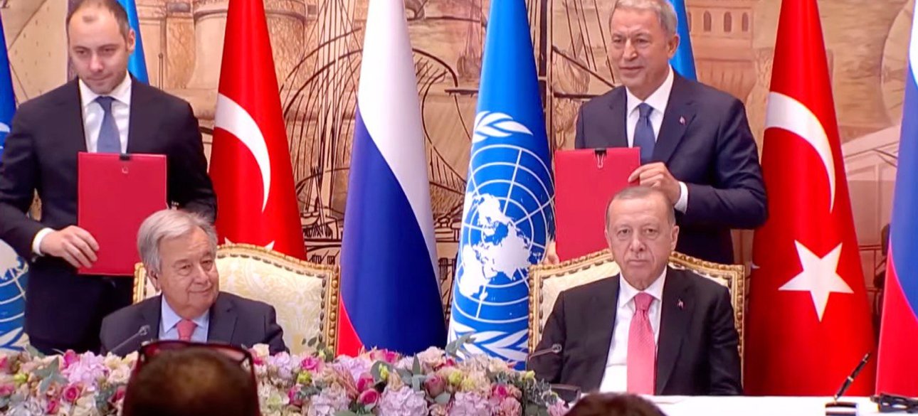 Гуттериш, Эрдоган, ООН, Турция, Росси, Украина