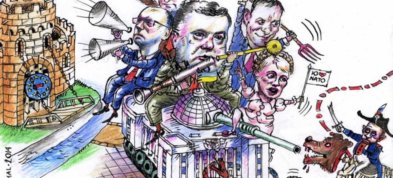 Карикатура Олега Смаля, УНИАН