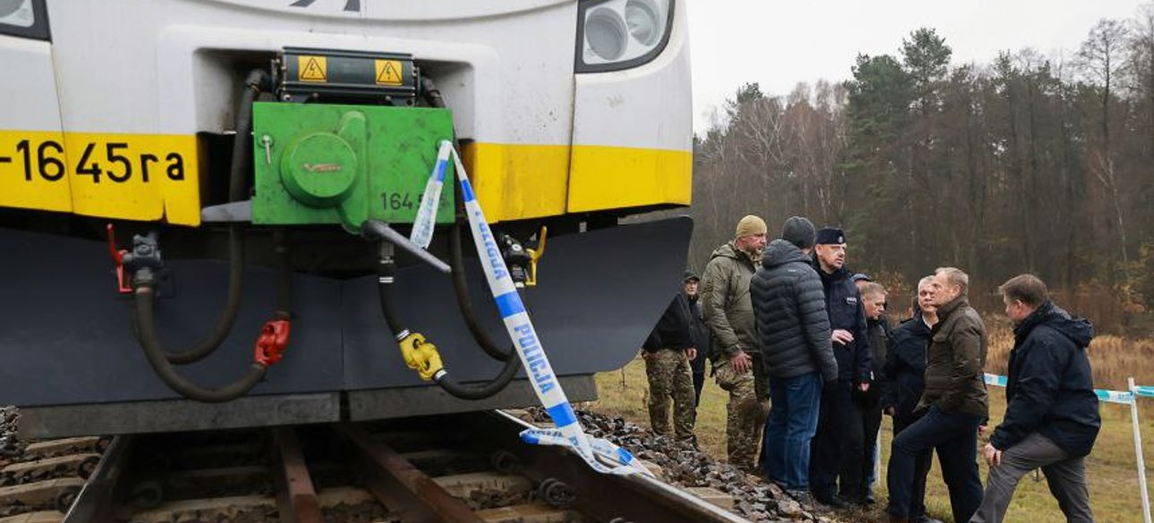 Підрив залізниці в Польщі