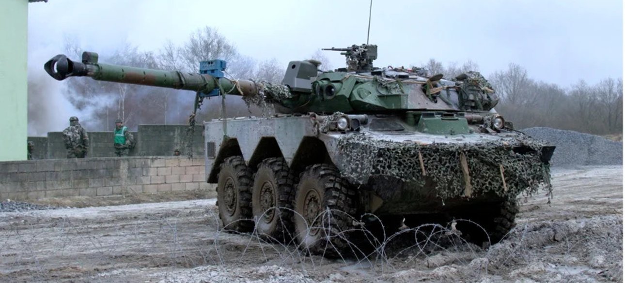 AMX-10 RC, колесный танк