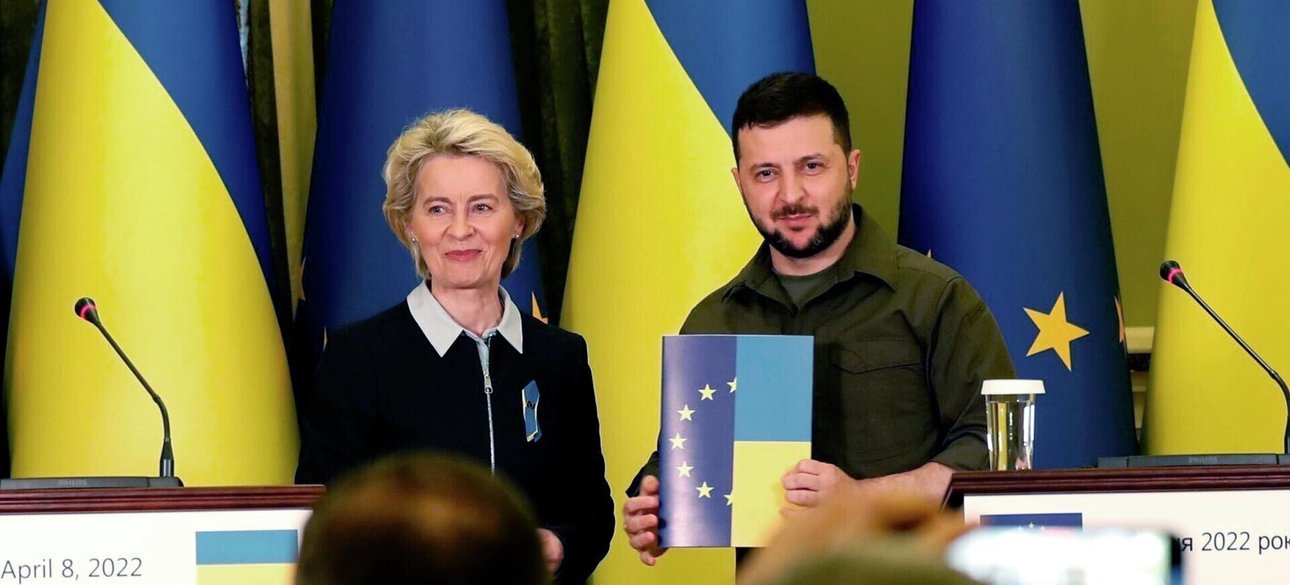 Зеленський, фон дер Ляєн, Україна, ЄС