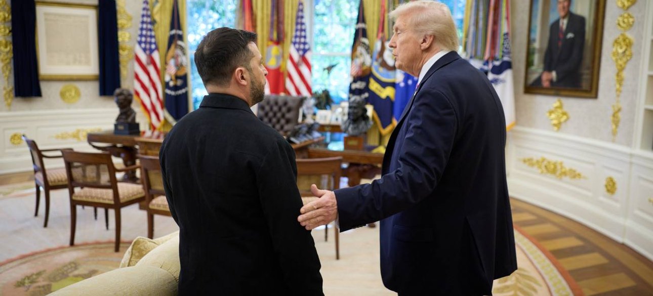 Зеленский и Трамп в Овальном кабинете