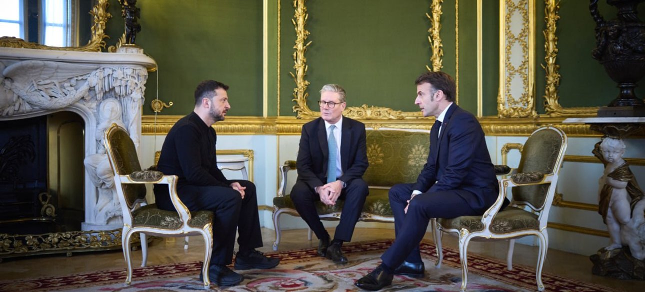 зеленський, стармер, макрон, самiт