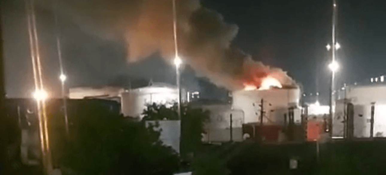 Последствия украинского удара по нефтяному терминалу в Туапсе