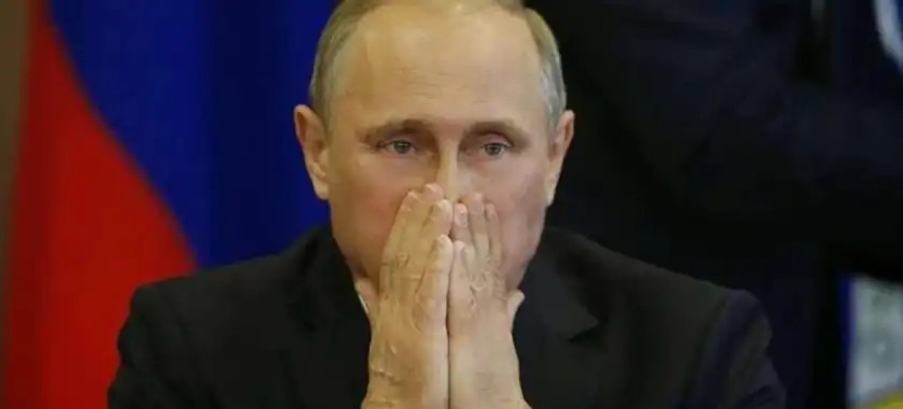 Путін зляканий, Володимир Путін, президент Росії, президент Росії
