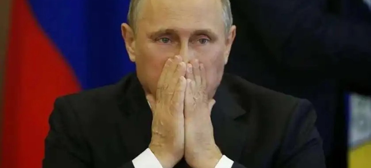 Путін зляканий, Володимир Путін, президент Росії, президент Росії