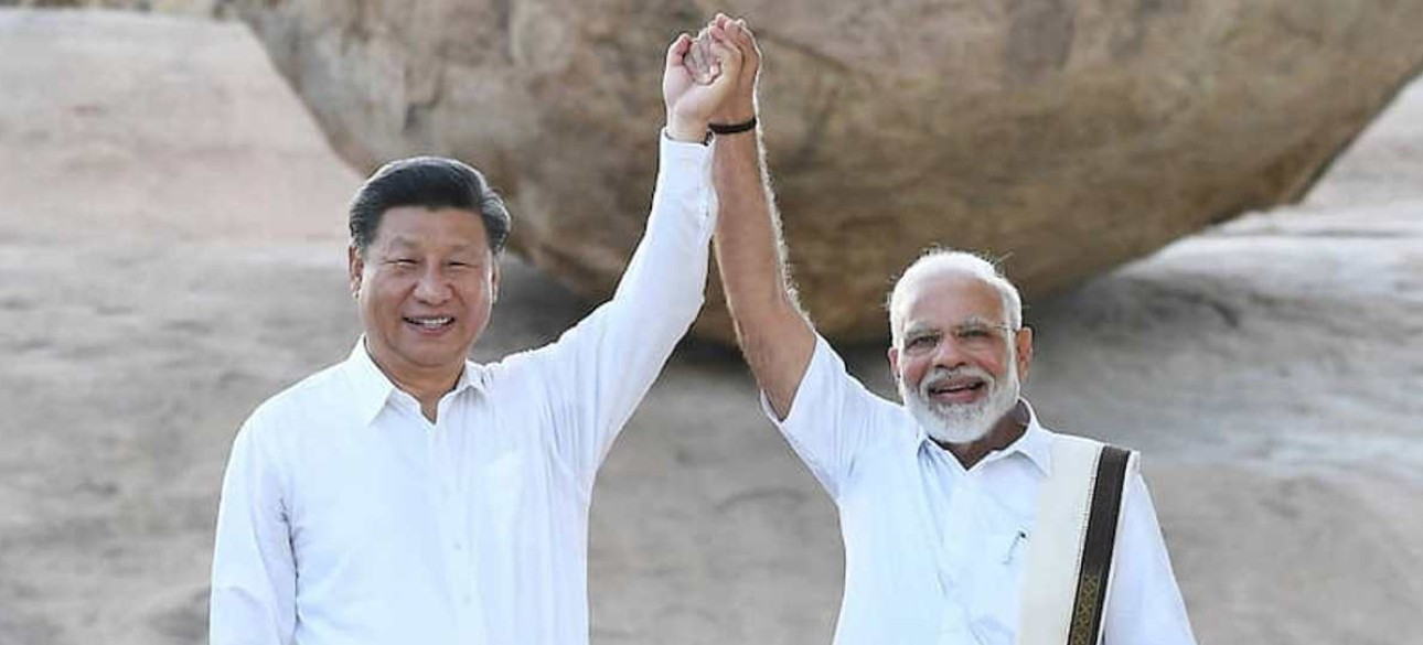 Лідери КНР та Індії Сі Цзіньпін і Нарендра Моді