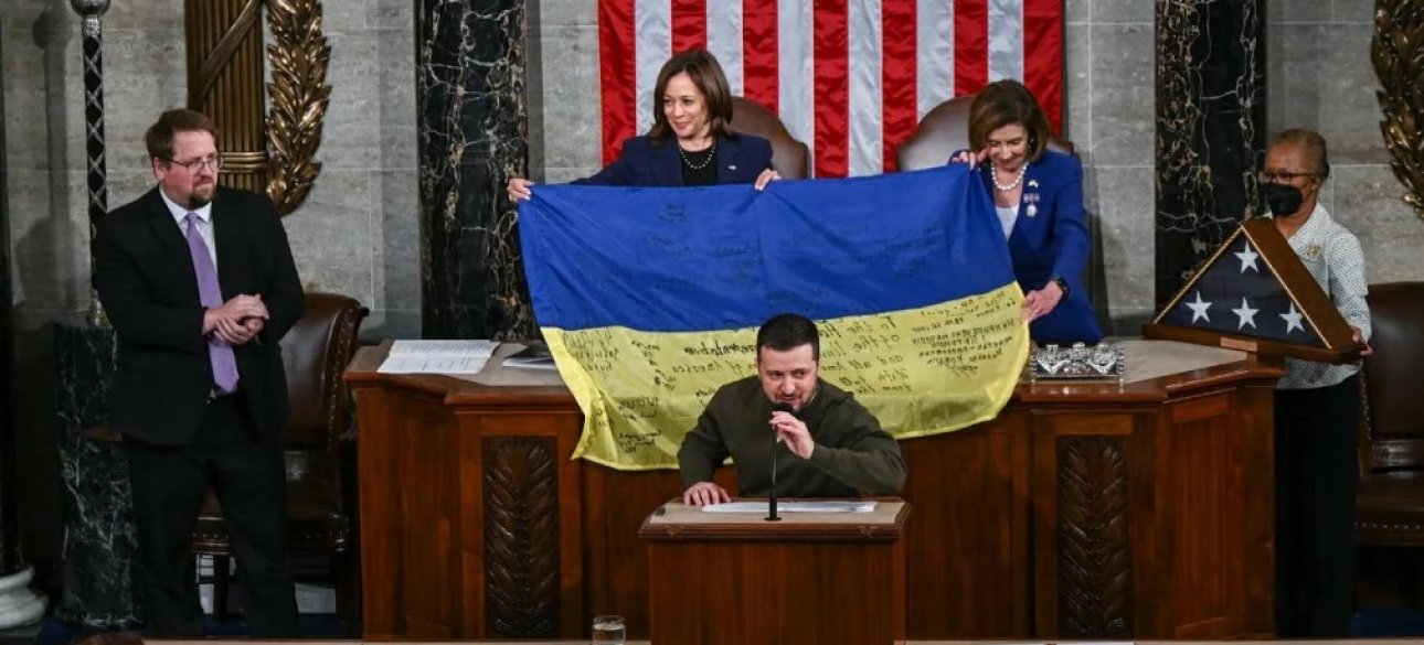 зеленський, сша, конгрес, україна, прапор