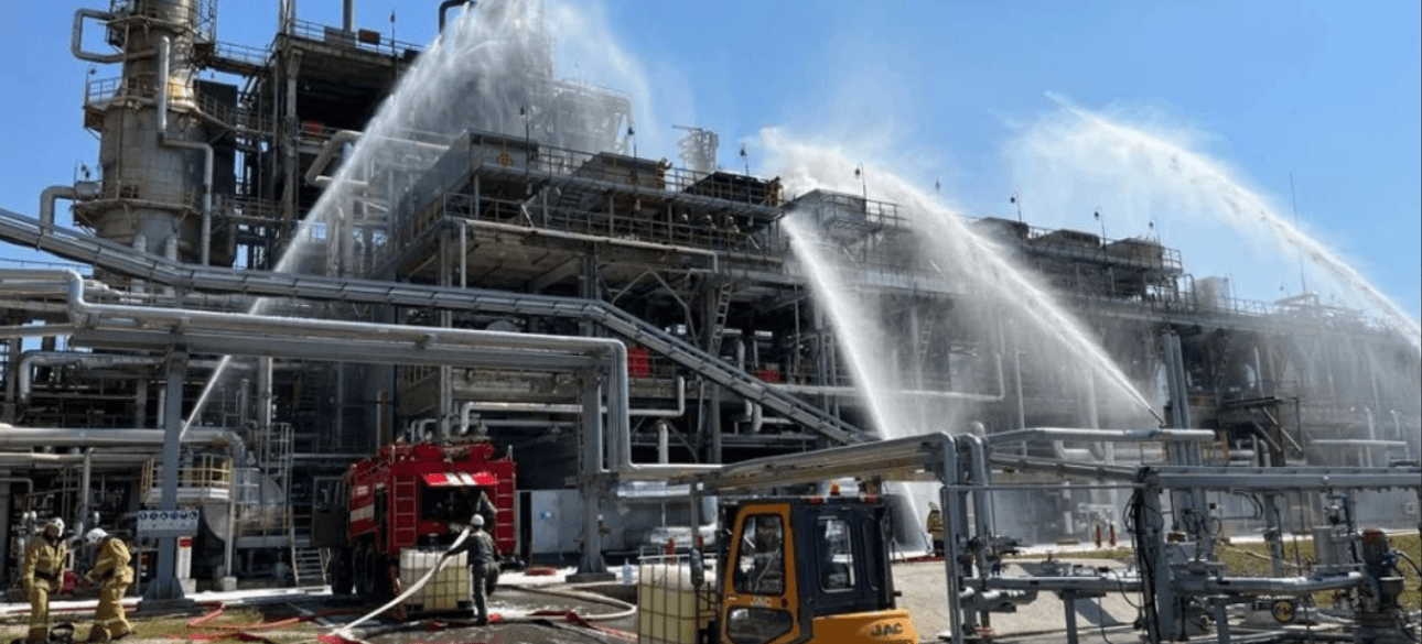 Навошахтинский НПЗ, пожар
