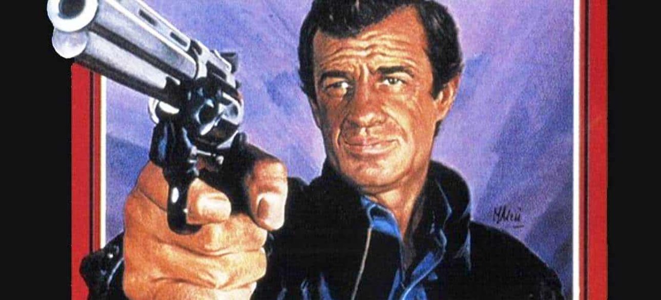 Жан-Поль Бельмондо. постер к фильму "Профессионал"