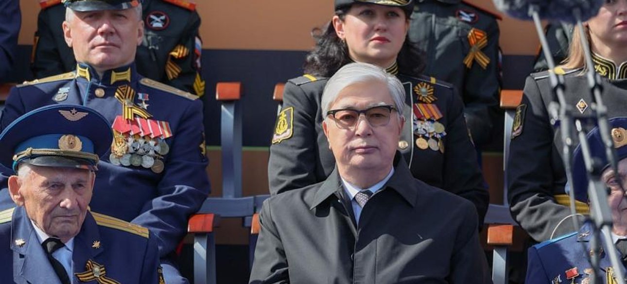 Кремль, Токаєв, 9 травня, парад мавзолей, росія, середня азія