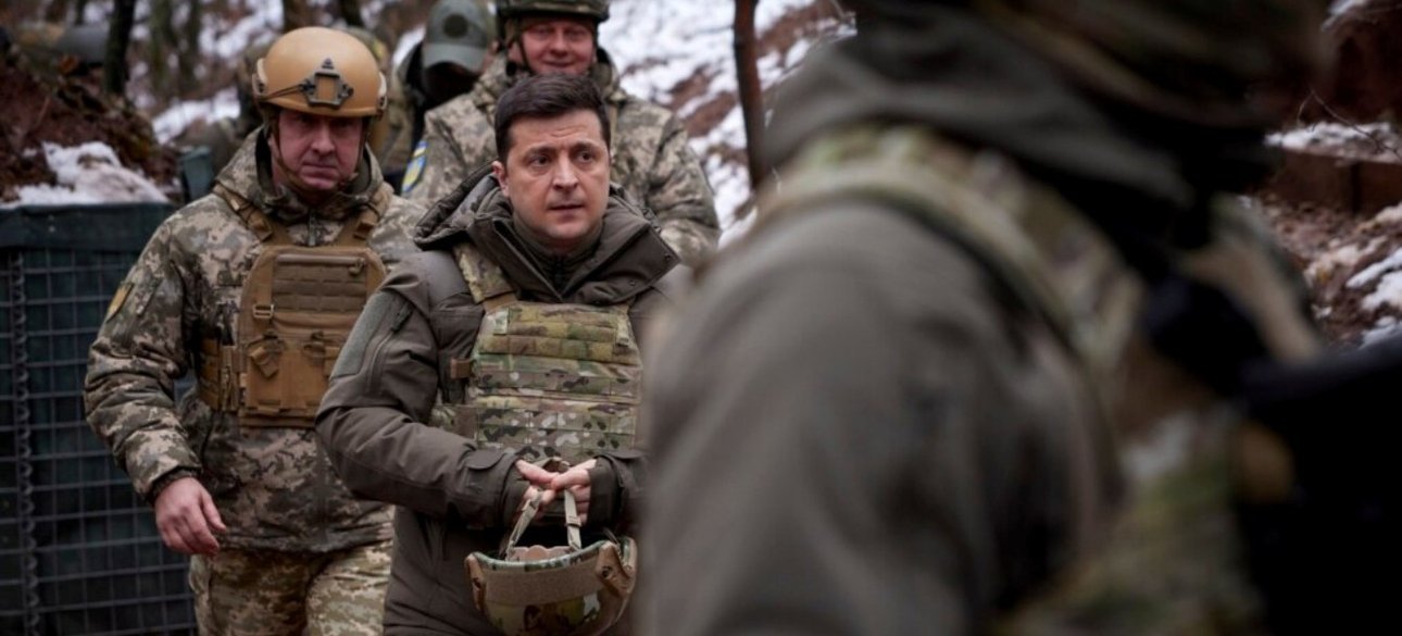Зеленский на позициях ВСУ в Донбассе