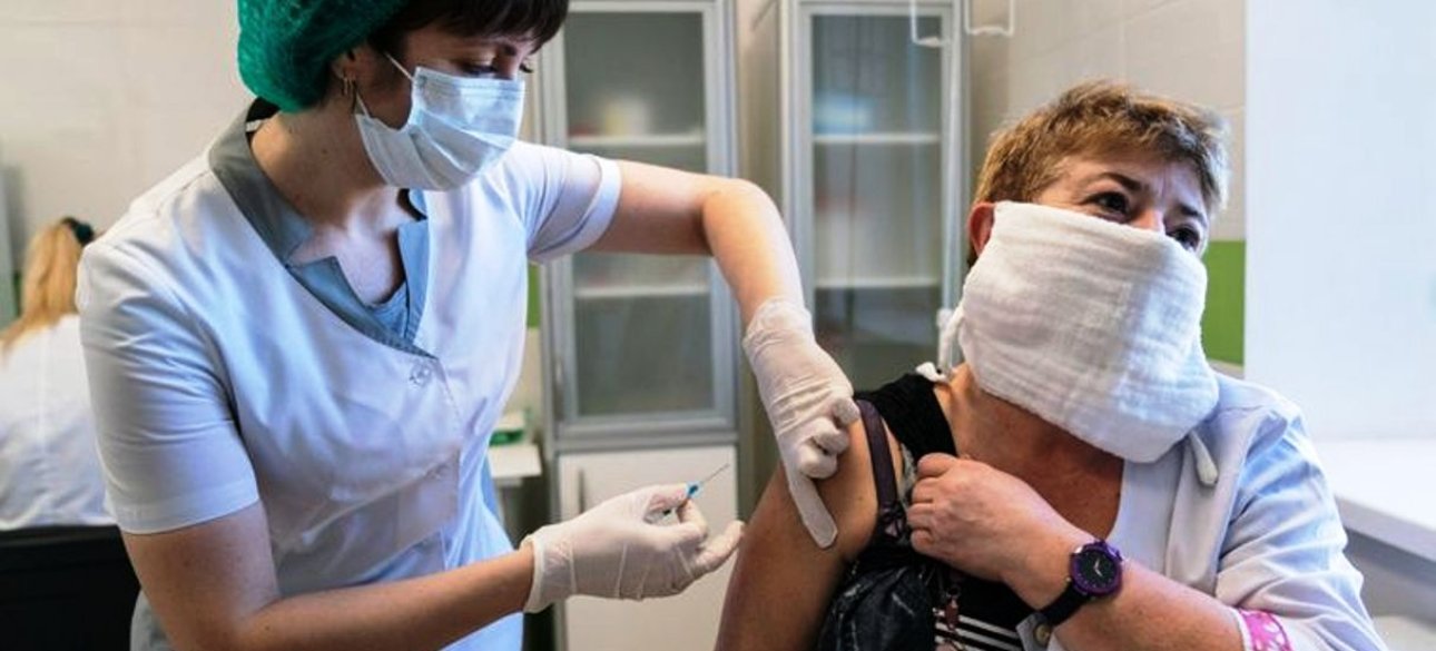 Вакцинация от ковида в Украине