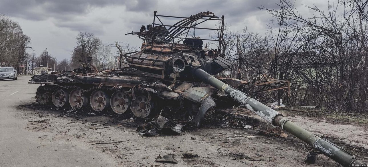уничтоженный танк россии