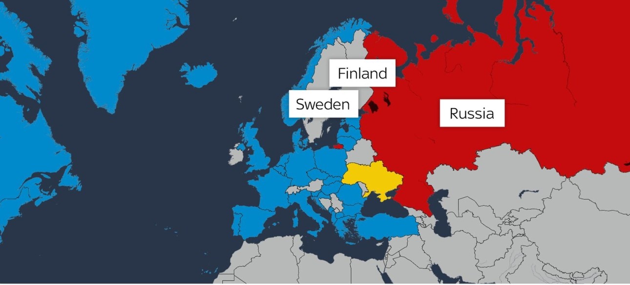 нато, россия, швеция, финляндия, граница