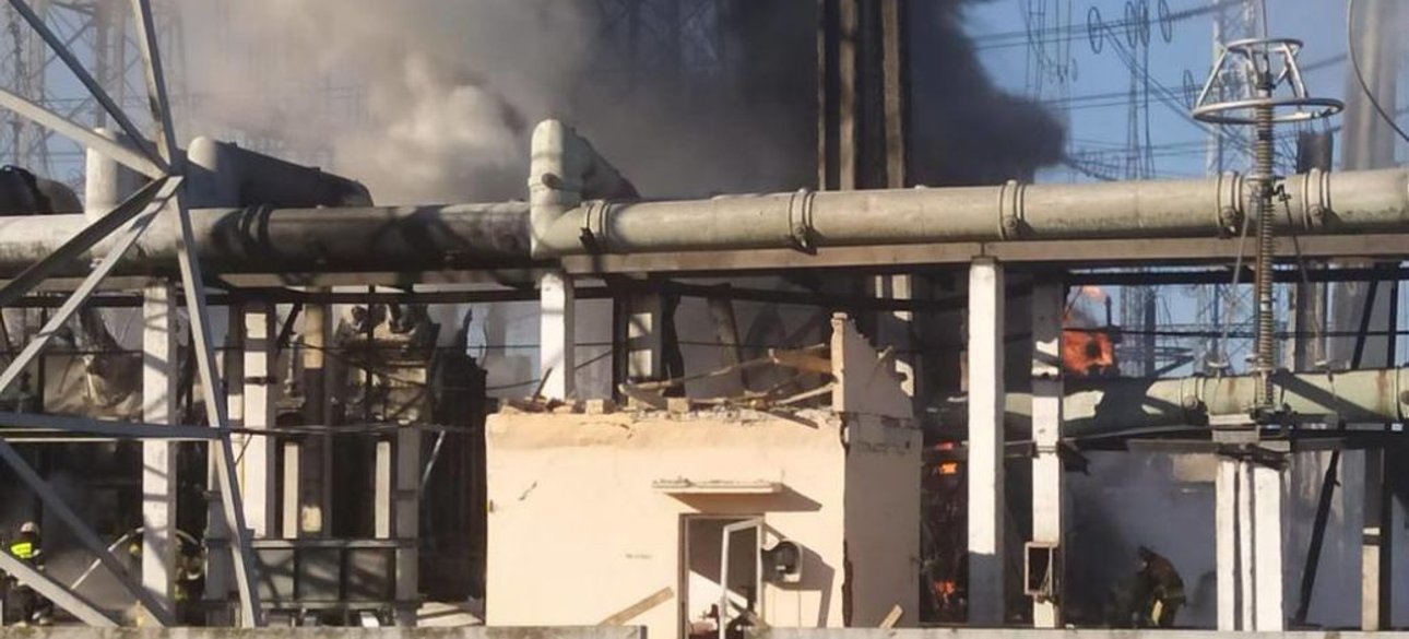 львов обстрел, подстанция