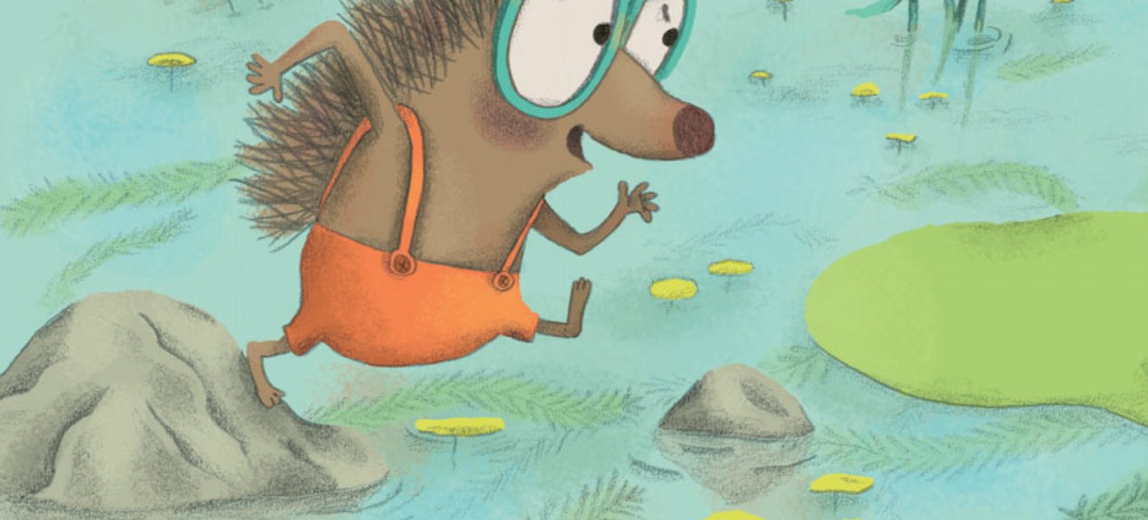 Скриншот книги "Їжачок Пуф шукає нову родину"