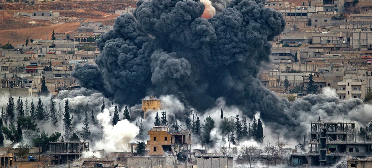 бомбардировка, руины