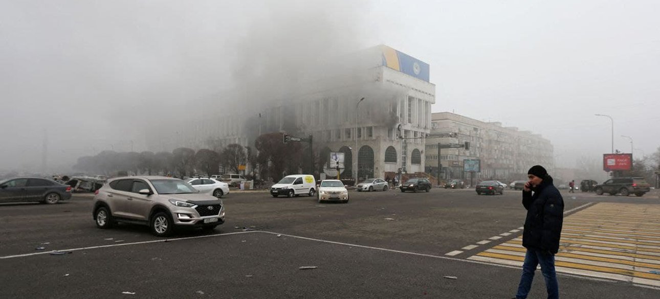 Массовые беспорядки в Казахстне