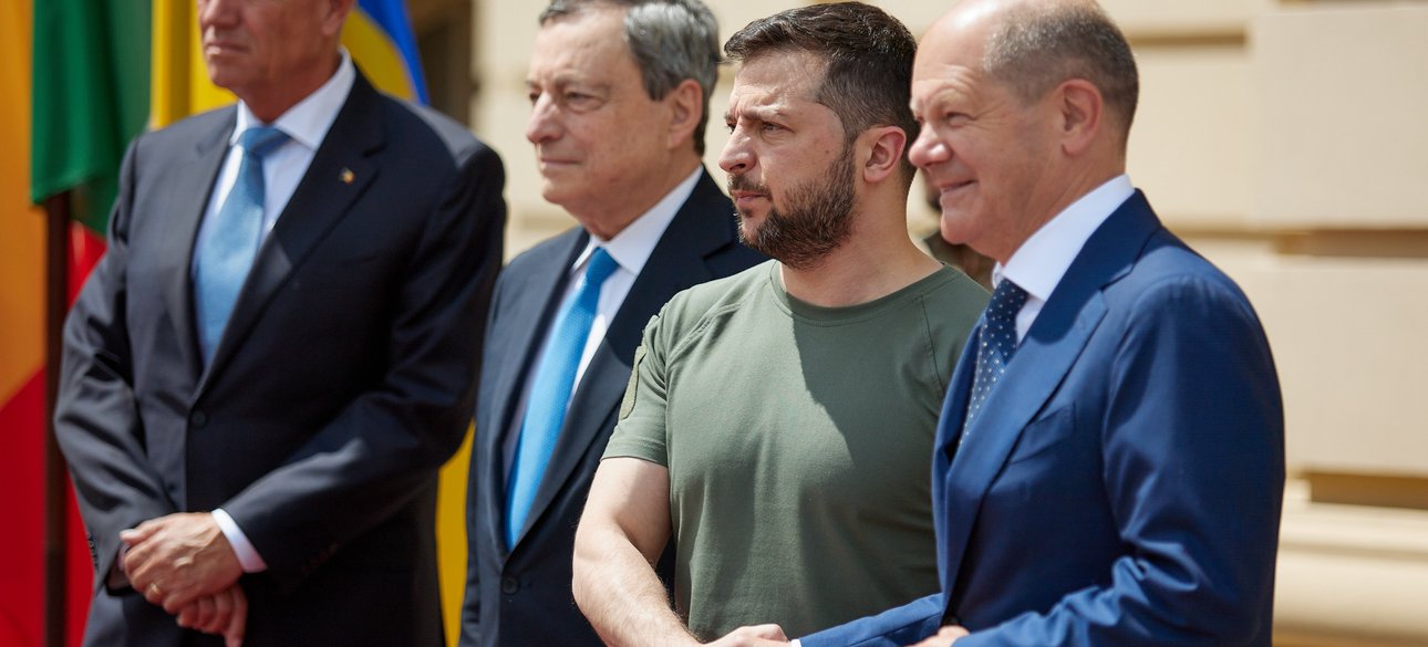 Зеленский, Шольц