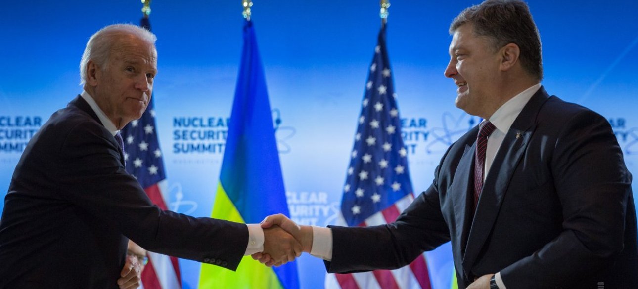 Джо Байден и Петр Порошенко / Фото: УНИАН