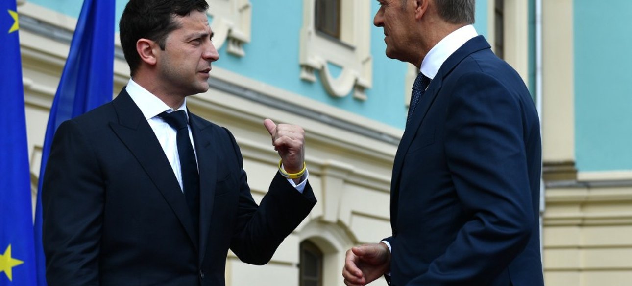 зеленский, туск, украина, польша