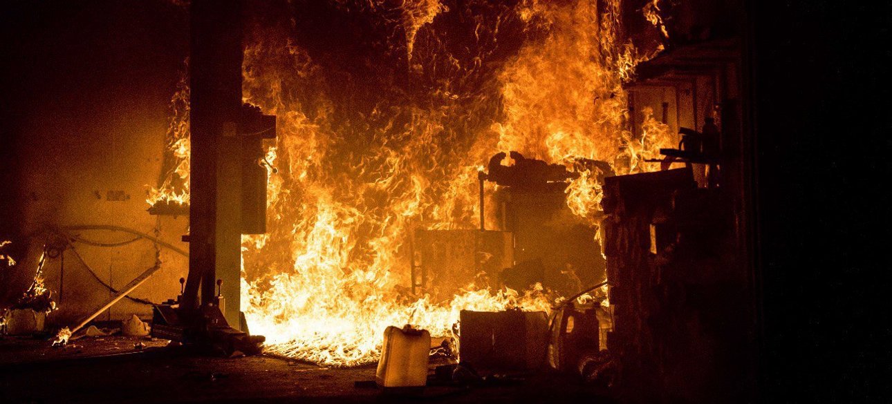 Последствия обстрела Киева