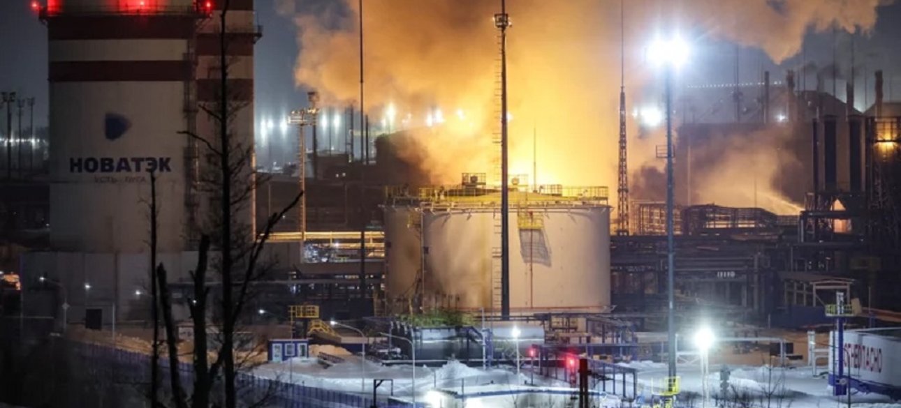 Пожежа, термінал, Усть-Луга