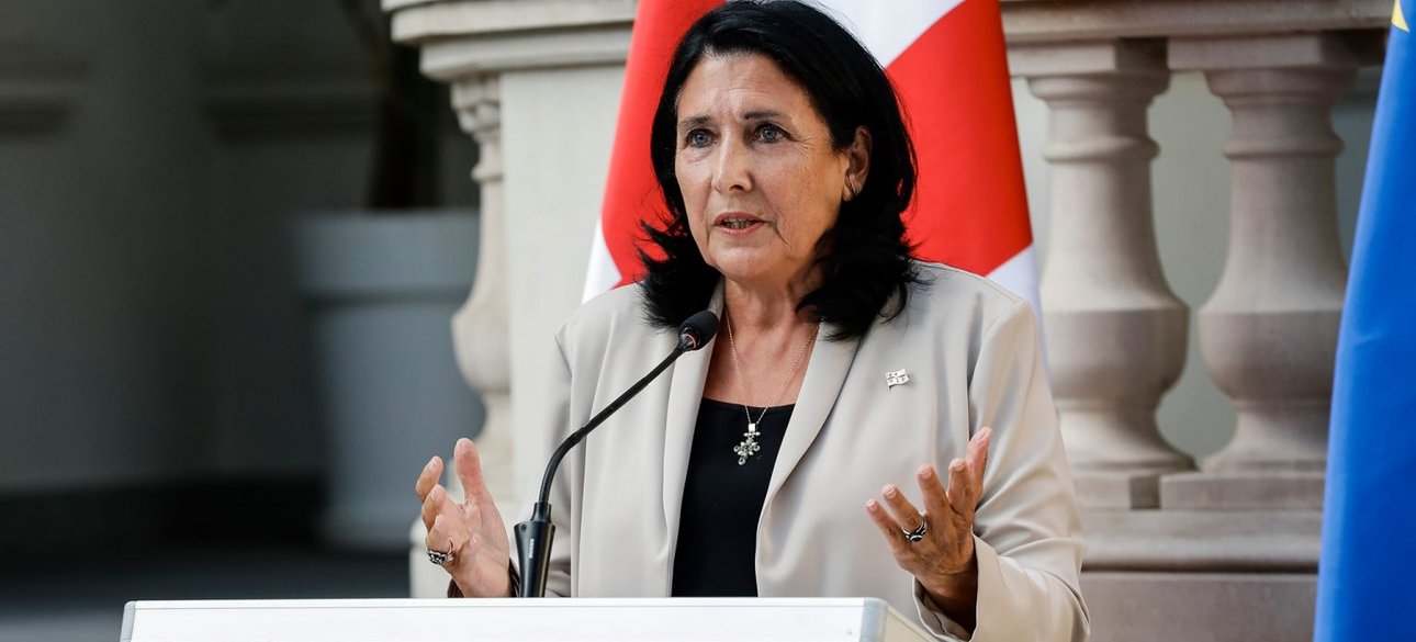 Саломе Зурабишвили, Грузия