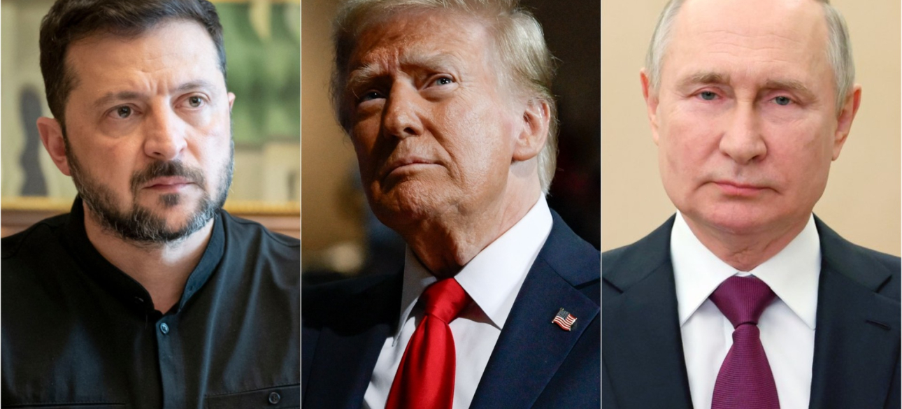 Зеленський, Трамп, Путiн В українському кейсі немає компромісу, який влаштував би всіх основних учасників