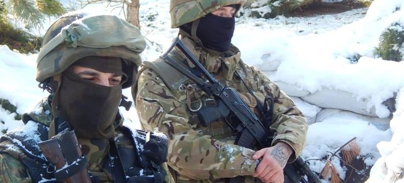 Бойцы АТО / Фото пресс-центра полка "Азов"