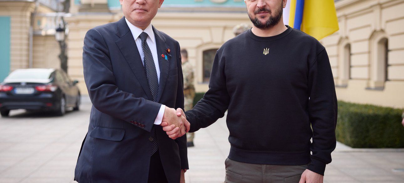 Фуміо Кісіда, прем'єр-міністр Японії, прем'єр-міністр Японії Фуміо Кісіда та Володимир Зеленський, прем'єр-міністр Японії у Києві, Японія Україна