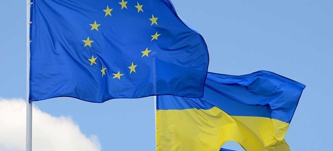украина, евросоюз, украина ес, флаг украины, флаг евросоюза