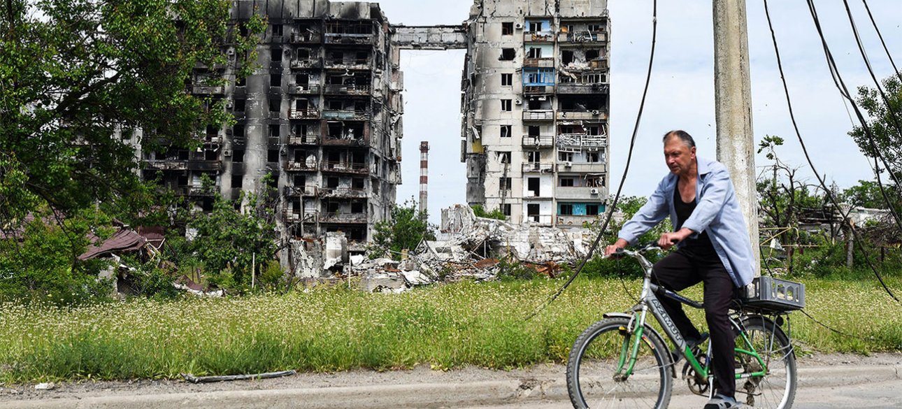 обстрел, разрушения, война