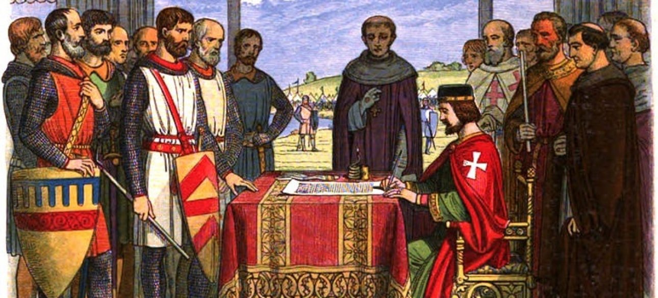 15 июня 1215 года на берегу Темзы была подписана Хартия вольности