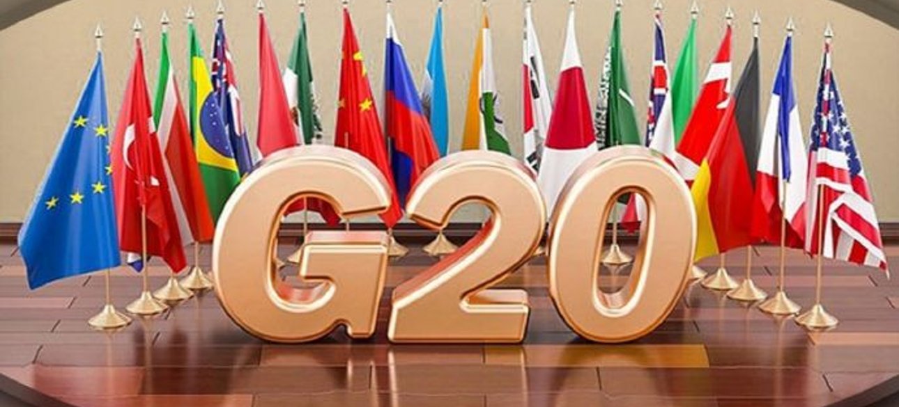 Саммит, G20, флаги