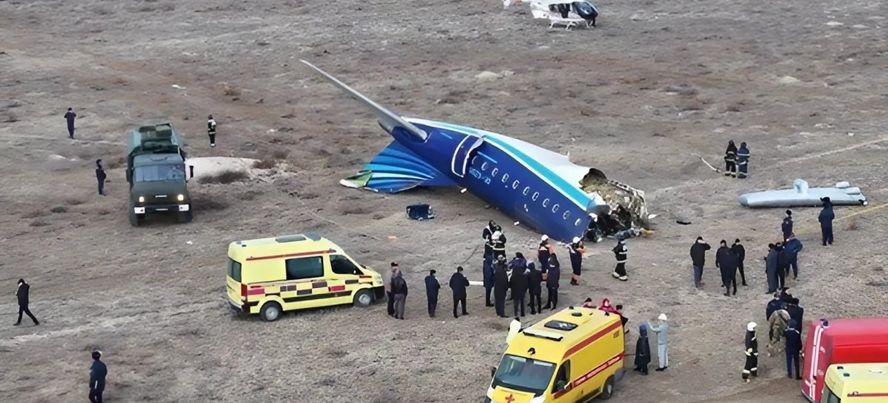 аварія, літак, азербайджан